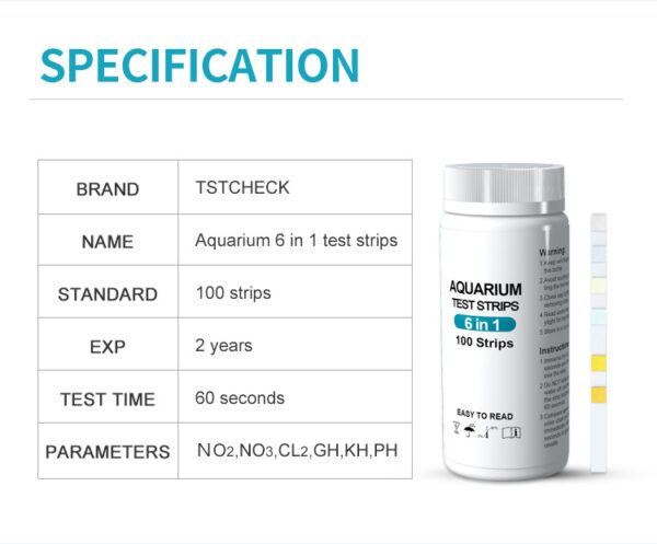 Water Test Strip 6 In 1 - Image 3